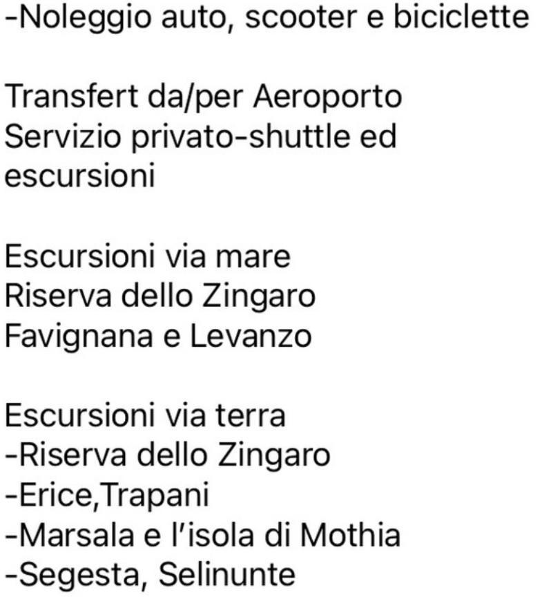 Appartamento Grande San Vito Lo Capo Eksteriør billede